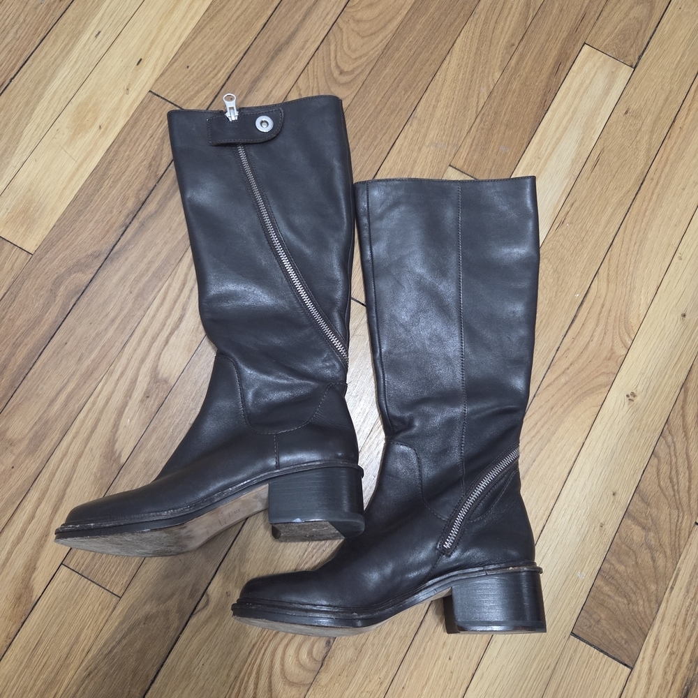 Elizabeth and James Heidi Leather Riding Boots
